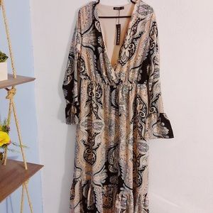 Boohoo Paisley Maci Dress Size US 14